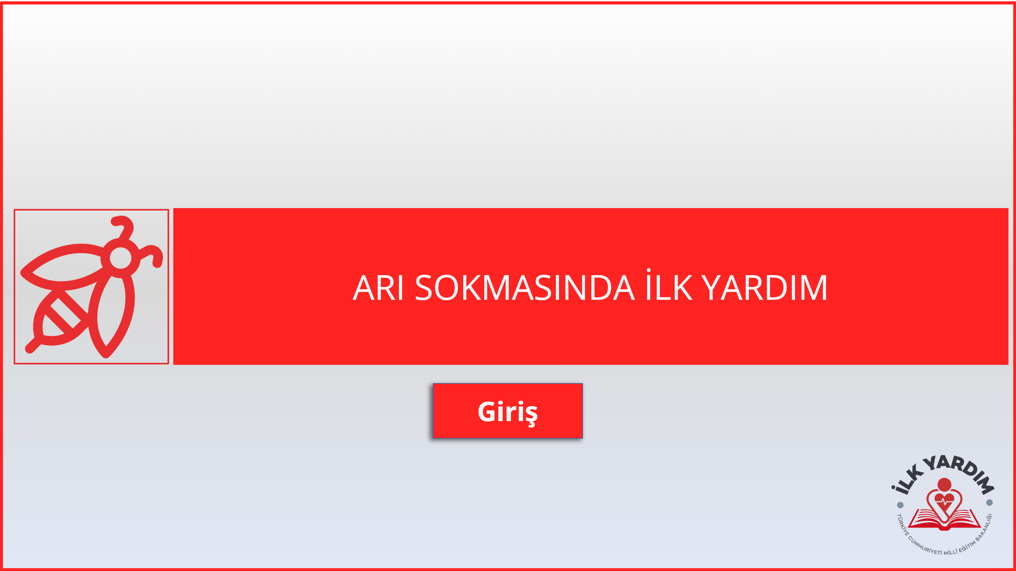 Arı Sokmasında İlk Yardım