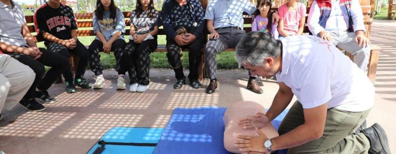 Ağrı'da Dünya İlk Yardım Günü Etkinliği